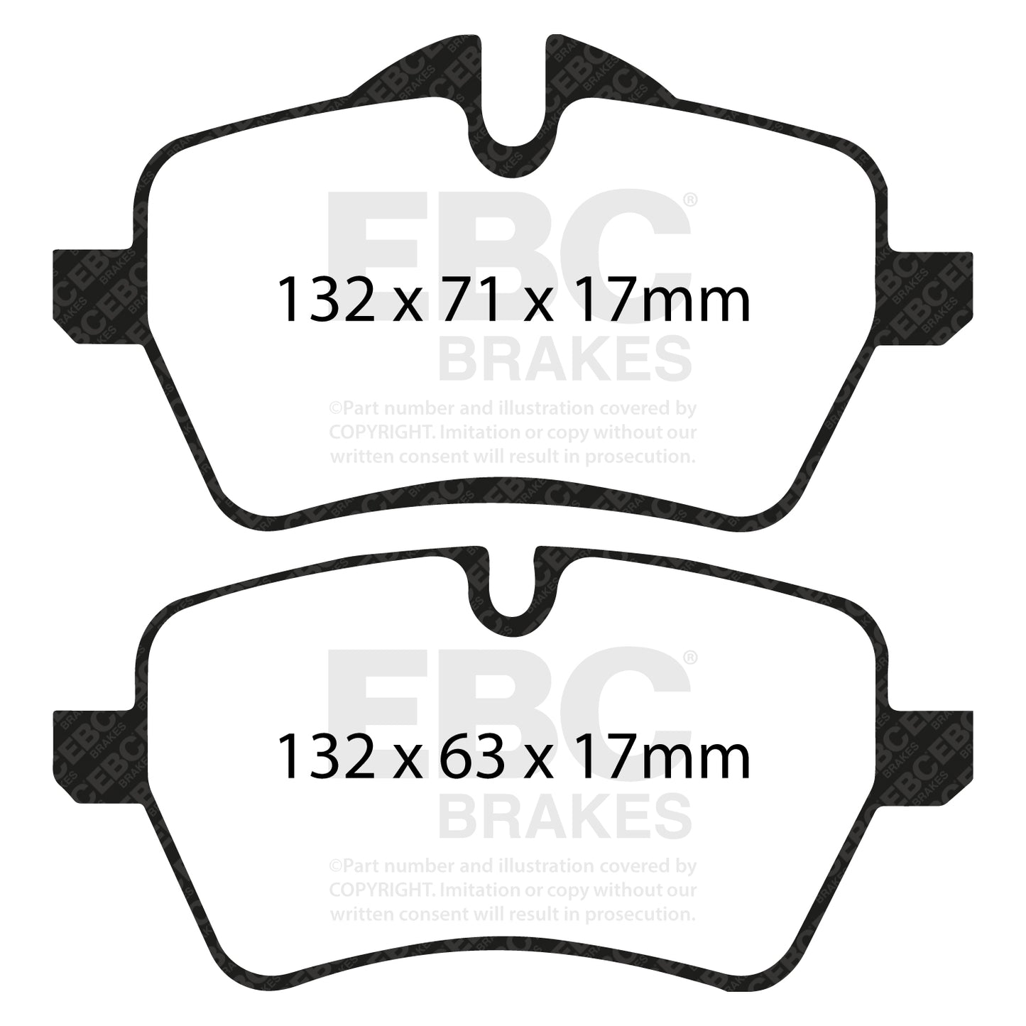 EBC Bluestuff NDX Trackday Brake Pad Set (DP51789NDX)