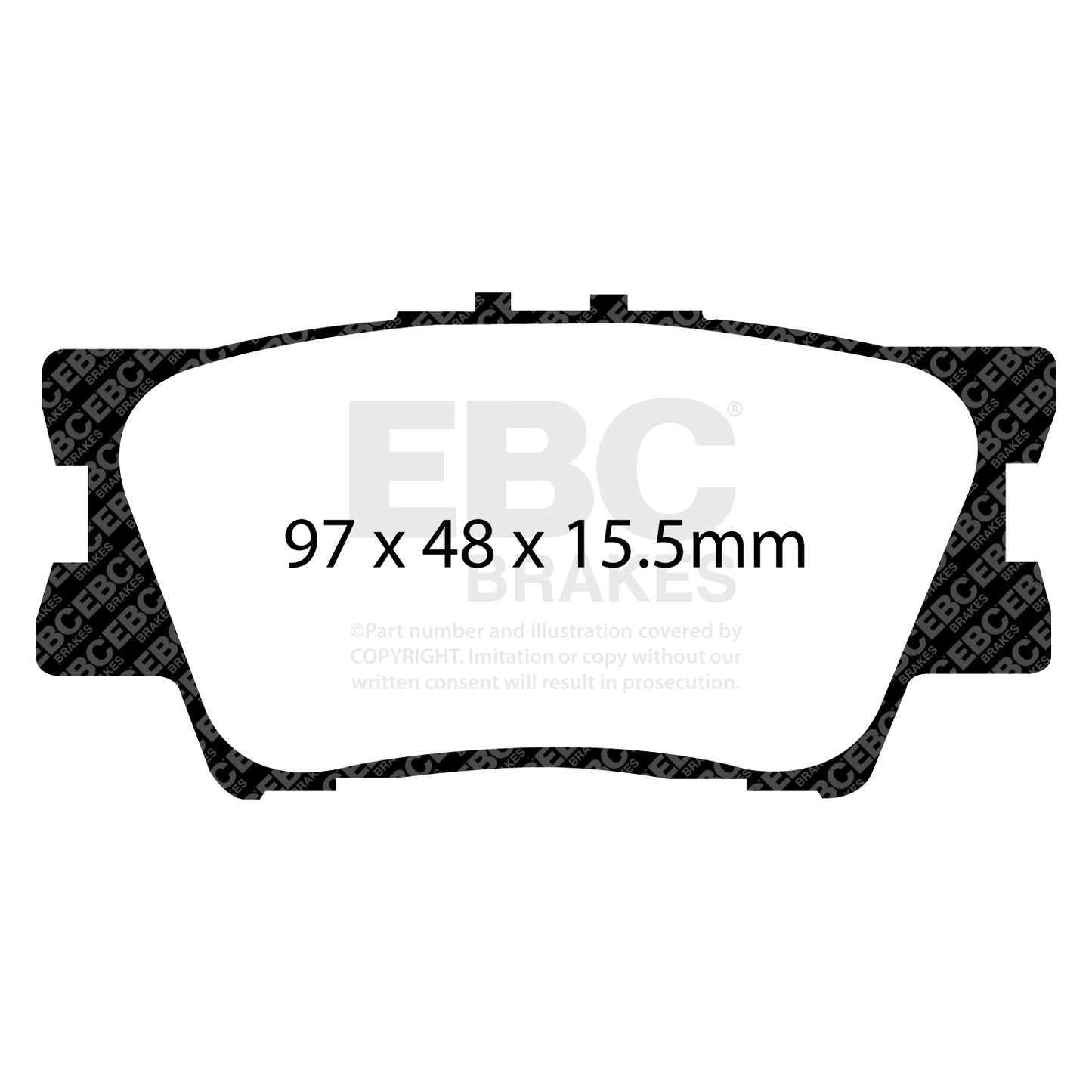 EBC Greenstuff 6000 Series Truck and SUV Brake Pad Set (DP61793)