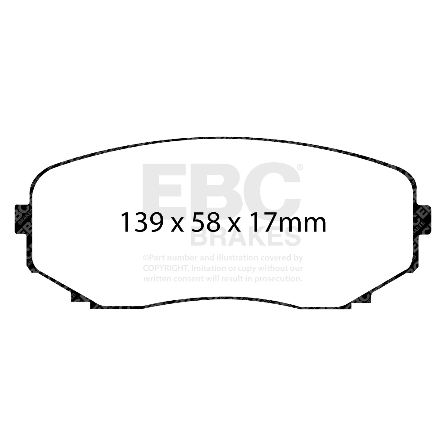 EBC Ultimax OE Replacement Brake Pad Set (DP1794)