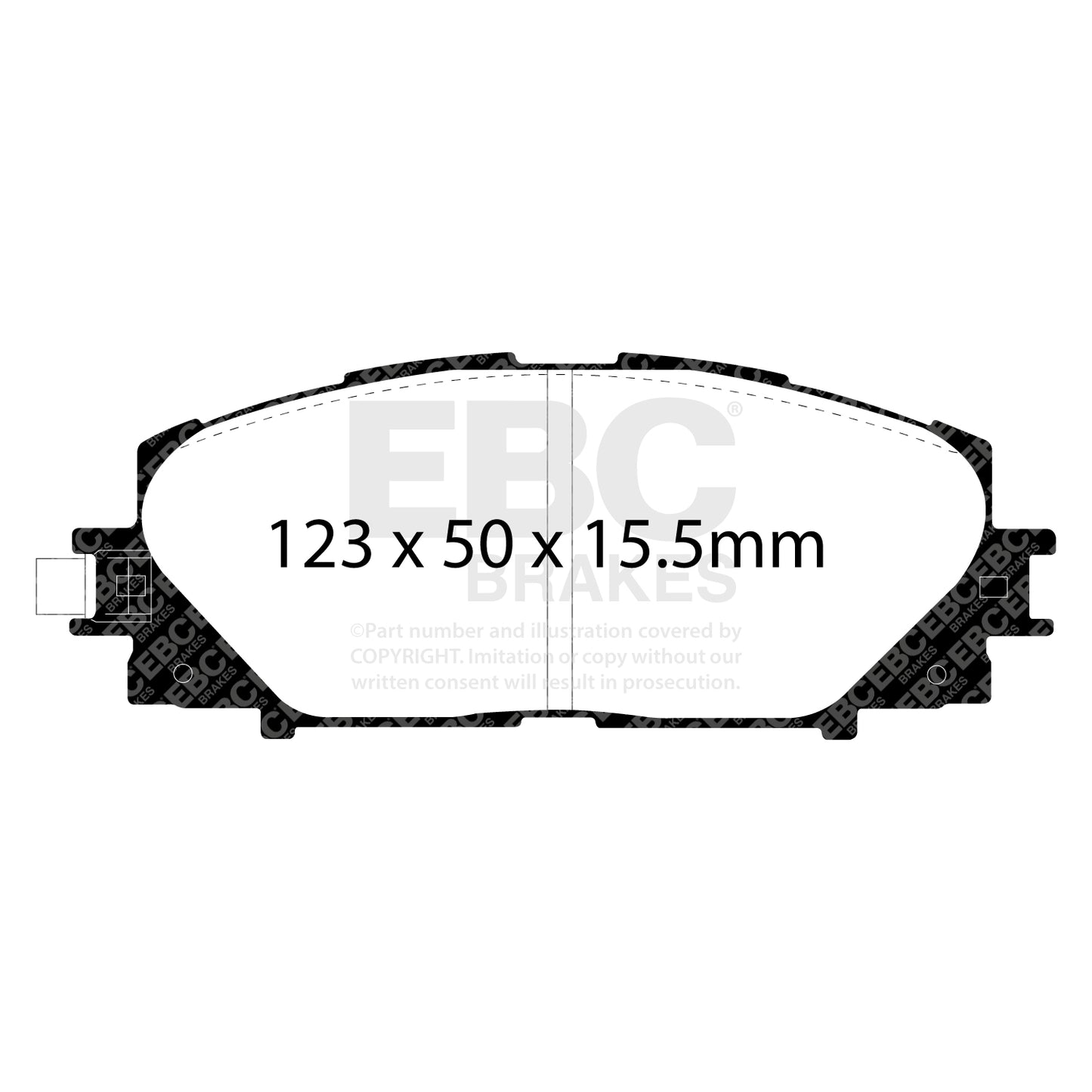 EBC Greenstuff 2000 Series Sport Brake Pad Set (DP21817/2)