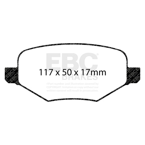 EBC Ultimax OE Replacement Brake Pad Set (DP1826)