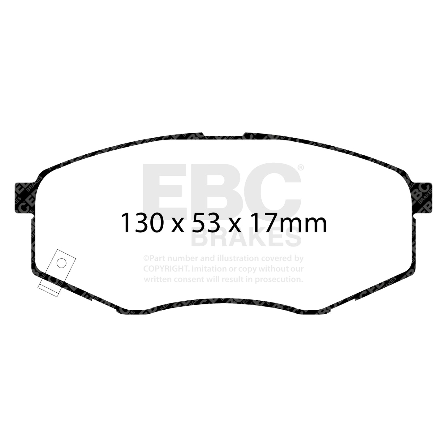 EBC Ultimax OE Replacement Brake Pad Set (DP1866)