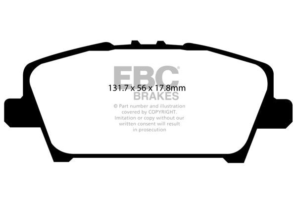 EBC Greenstuff 2000 Series Sport Brake Pad Set (DP21901)