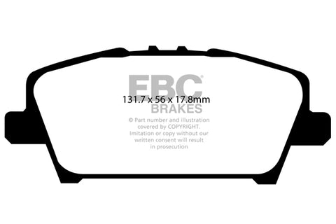 EBC Greenstuff 2000 Series Sport Brake Pad Set (DP21901)