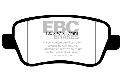 EBC Ultimax OE Replacement Brake Pad Set (DP1910)