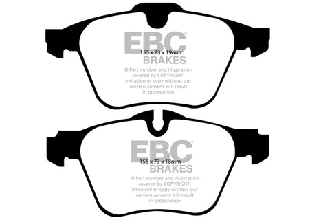 EBC Greenstuff 2000 Series Sport Brake Pad Set (DP21912)