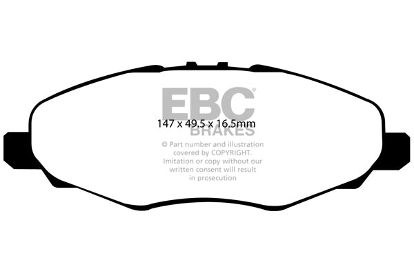 EBC Ultimax OE Replacement Brake Pad Set (DP1924)