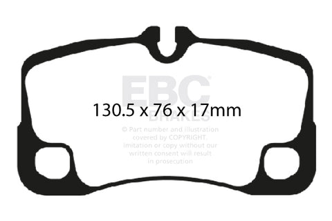 EBC Redstuff 3000 Series Sport Brake Pad Set (DP31930C)