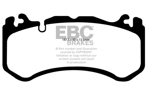 EBC Redstuff 3000 Series Sport Brake Pad Set (DP31939C)