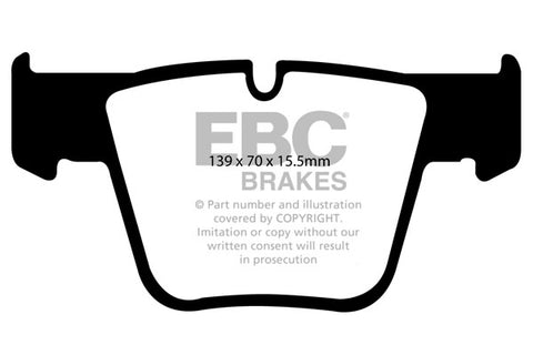 EBC Yellowstuff 4000 Series Street and Track Brake Pad Set (DP41941R)