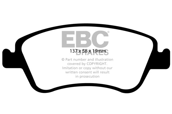 EBC Greenstuff 2000 Series Sport Brake Pad Set (DP21948)