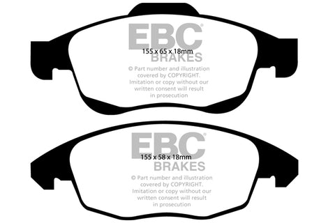 EBC Greenstuff 2000 Series Sport Brake Pad Set (DP21959)