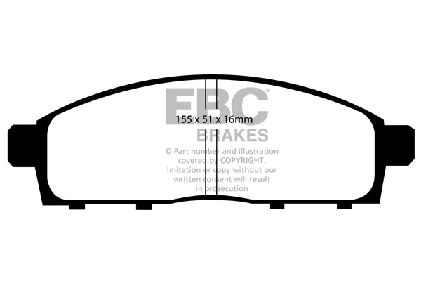 EBC Ultimax OE Replacement Brake Pad Set (DP1963)