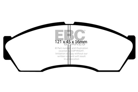 EBC Ultimax OE Replacement Brake Pad Set (DP1964)