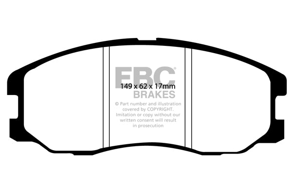 EBC Ultimax OE Replacement Brake Pad Set (DP1975)