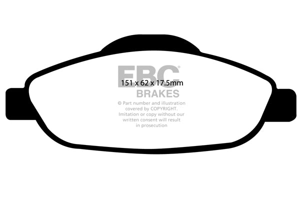 EBC Ultimax OE Replacement Brake Pad Set (DP1978)