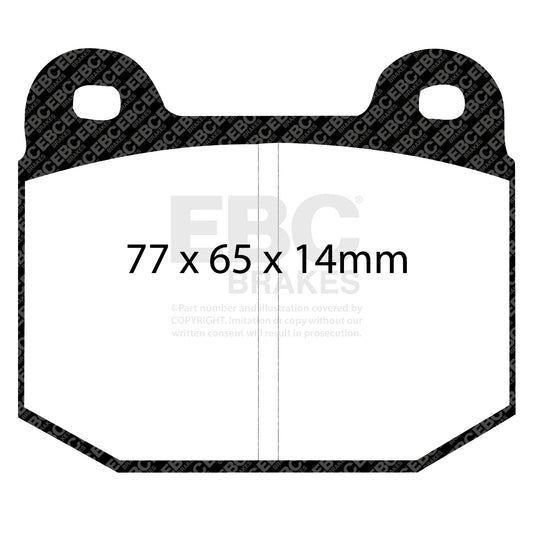 EBC Redstuff 3000 Series Sport Brake Pad Set (DP3197/2C)