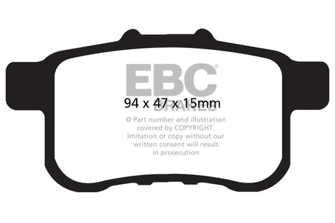 EBC Greenstuff 2000 Series Sport Brake Pad Set (DP21987)