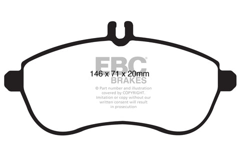 EBC Redstuff 3000 Series Sport Brake Pad Set (DP31989C)