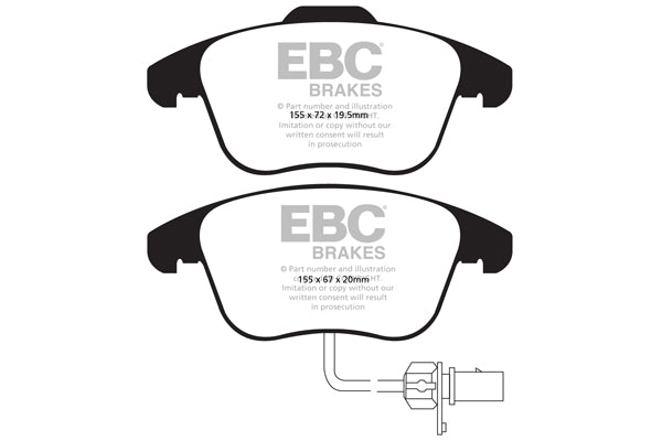 EBC Ultimax OE Replacement Brake Pad Set (DP1998)