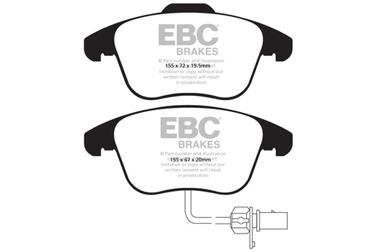 EBC Redstuff 3000 Series Sport Brake Pad Set (DP31998C)