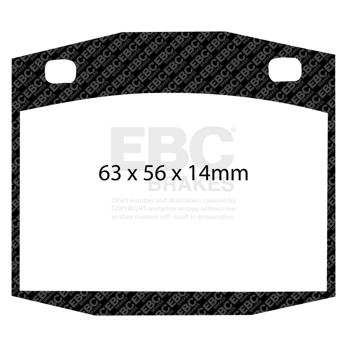 EBC Ultimax OE Replacement Brake Pad Set (DP201)