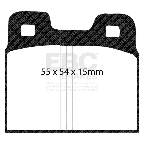 EBC Ultimax OE Replacement Brake Pad Set (DP218)