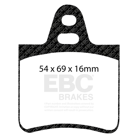 EBC Ultimax OE Replacement Brake Pad Set (DP222)