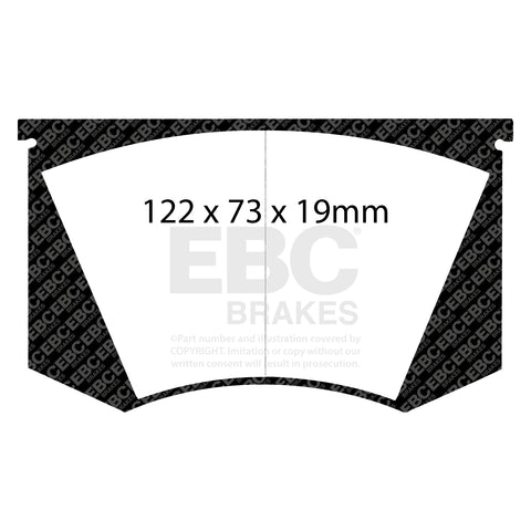 EBC Redstuff 3000 Series Sport Brake Pad Set (DP3223C)