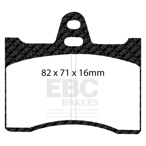 EBC Ultimax OE Replacement Brake Pad Set (DP227)