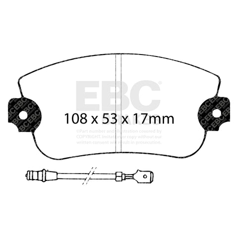 EBC Ultimax OE Replacement Brake Pad Set (DP230)