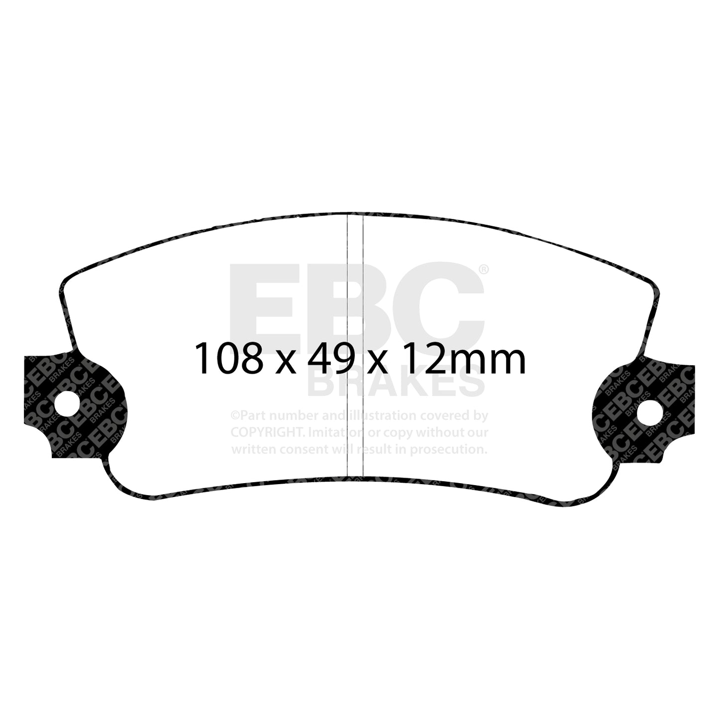 EBC Greenstuff 2000 Series Sport Brake Pad Set (DP2231)