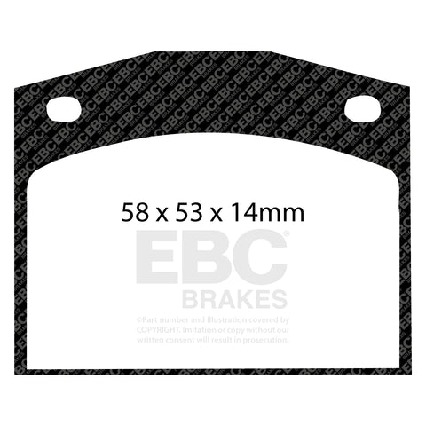 EBC Ultimax OE Replacement Brake Pad Set (DP238)