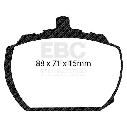 EBC Redstuff 3000 Series Sport Brake Pad Set (DP3240C)