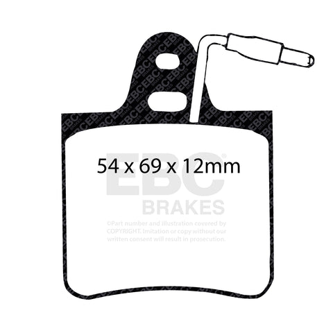 EBC Ultimax OE Replacement Brake Pad Set (DP245)