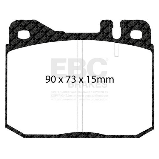 EBC Redstuff 3000 Series Sport Brake Pad Set (DP3261C)