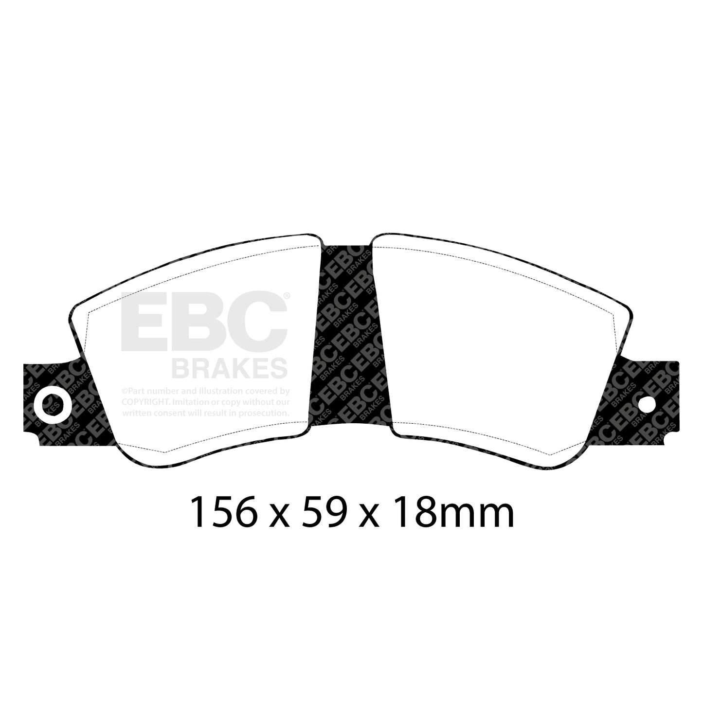 EBC Ultimax OE Replacement Brake Pad Set (DP267)