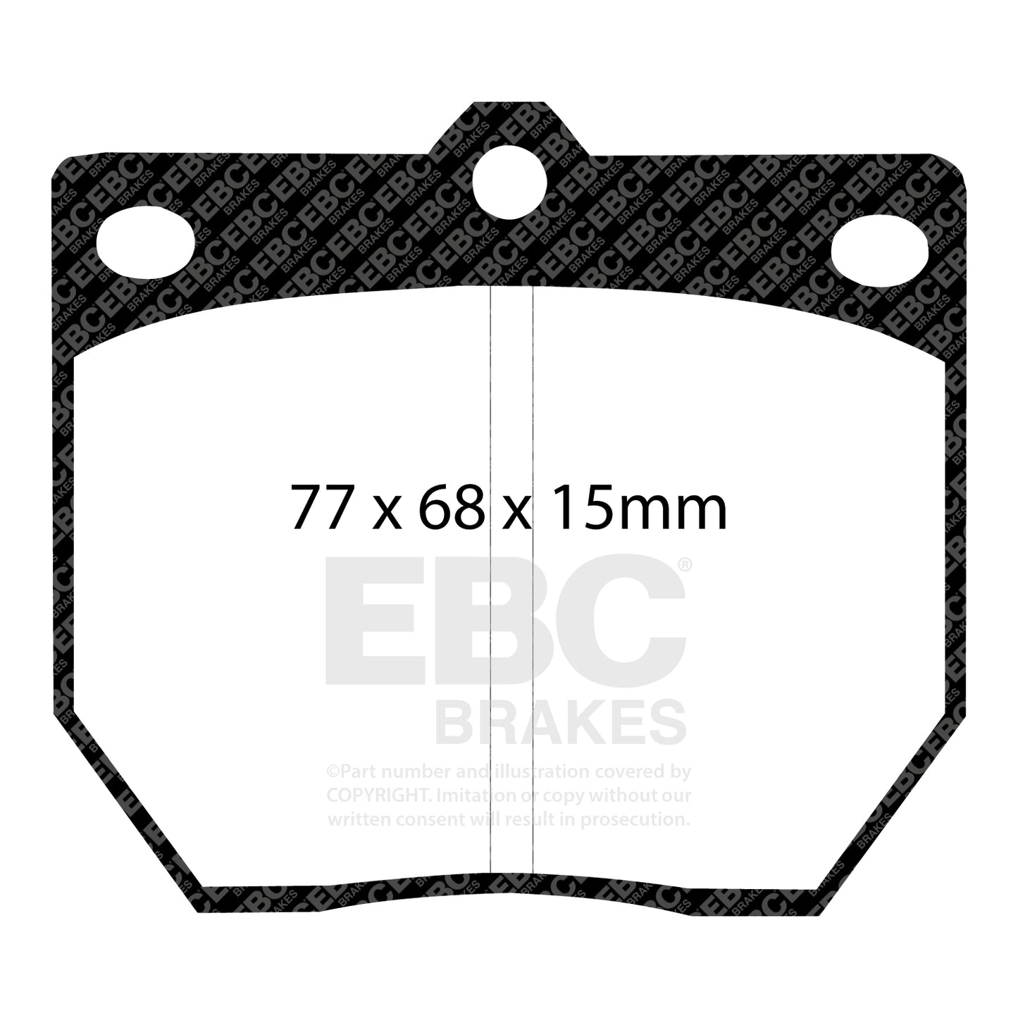 EBC Greenstuff 2000 Series Sport Brake Pad Set (DP2273)