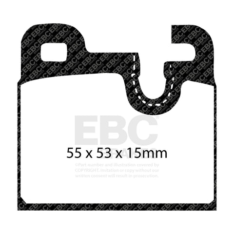 EBC Ultimax OE Replacement Brake Pad Set (DP283)