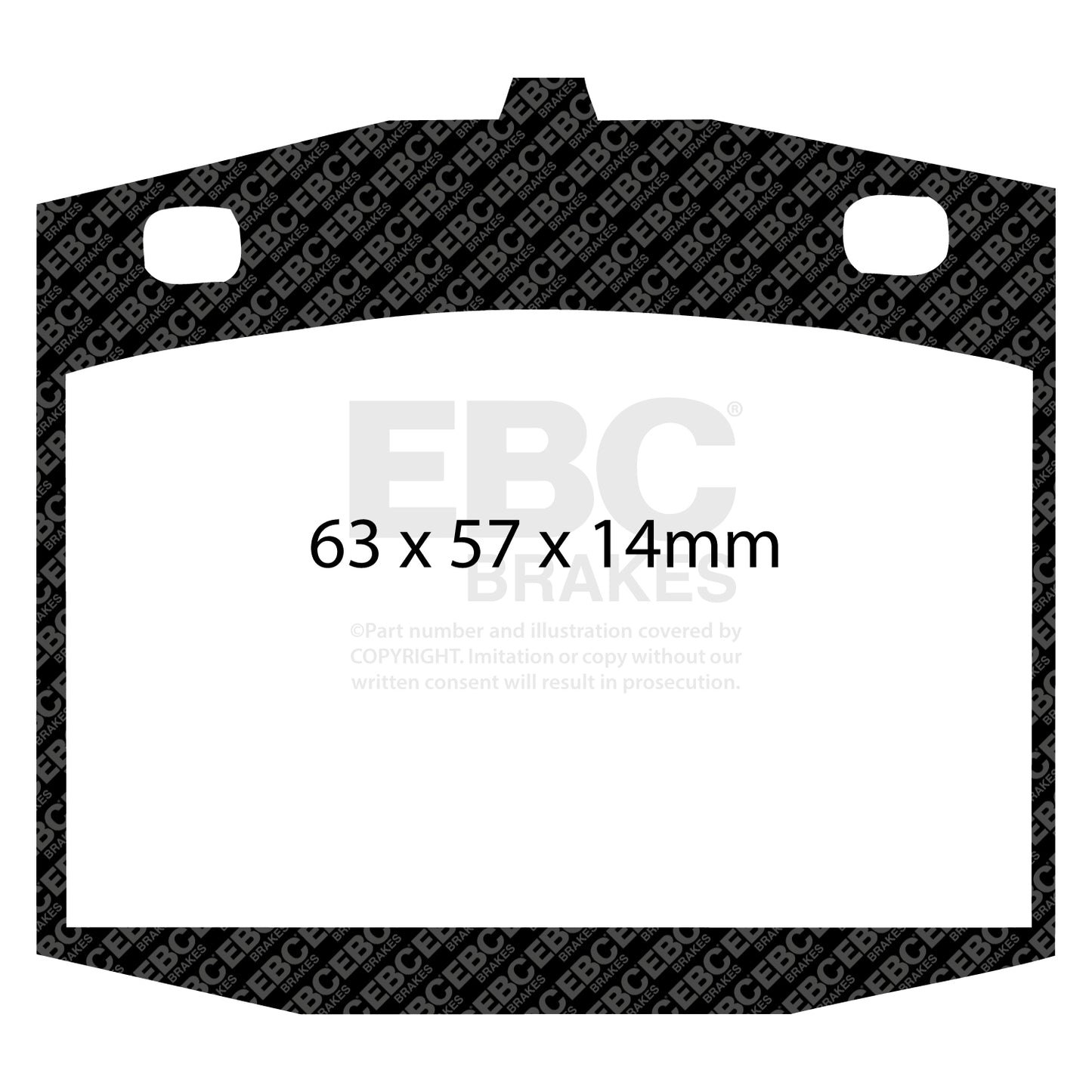 EBC Ultimax OE Replacement Brake Pad Set (DP286)