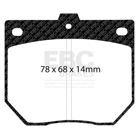 EBC Ultimax OE Replacement Brake Pad Set (DP287)