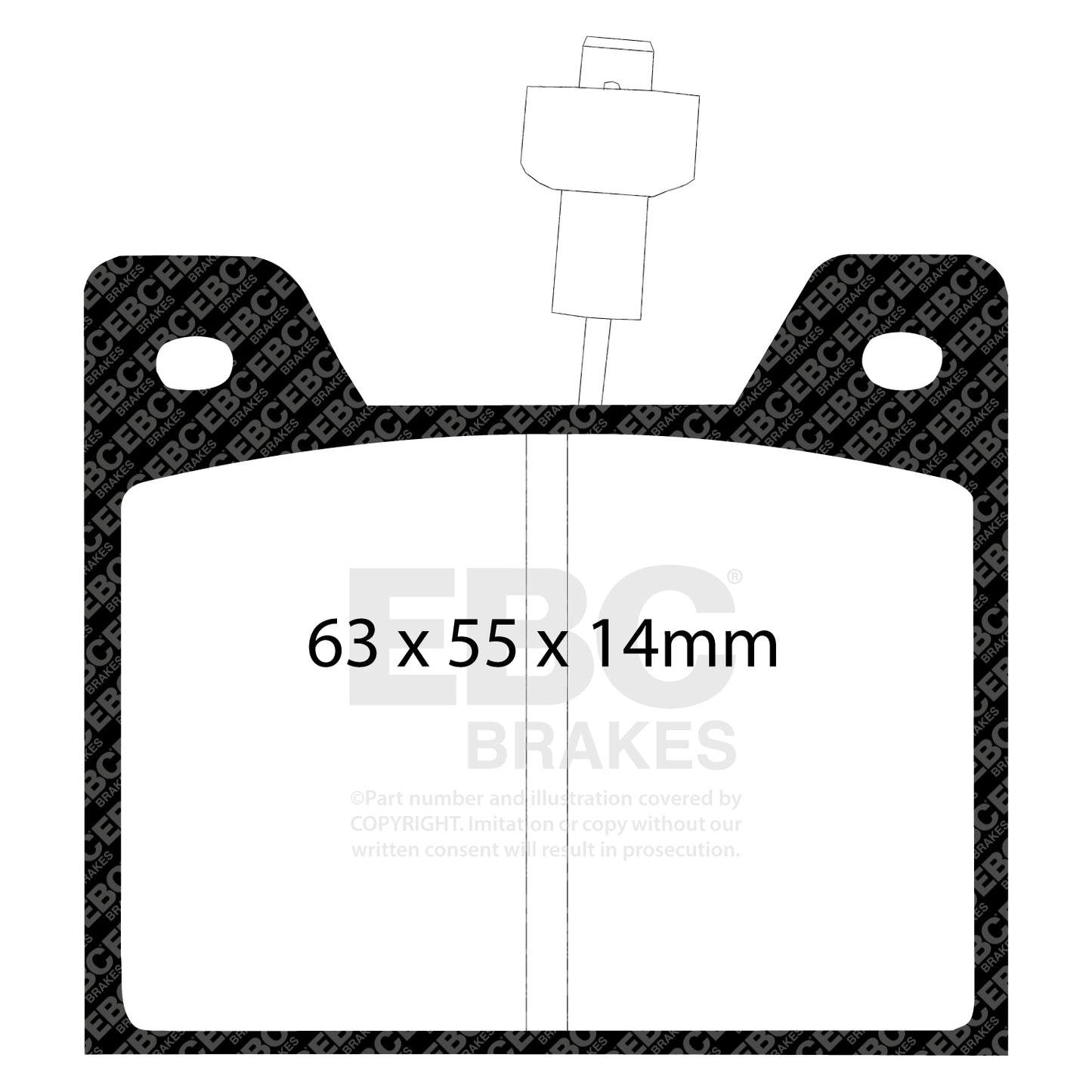 EBC Ultimax OE Replacement Brake Pad Set (DP292)