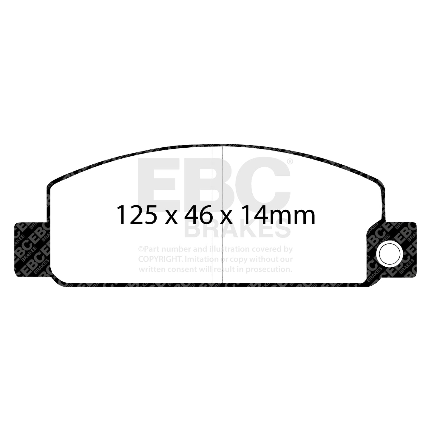 EBC Ultimax OE Replacement Brake Pad Set (DP318)