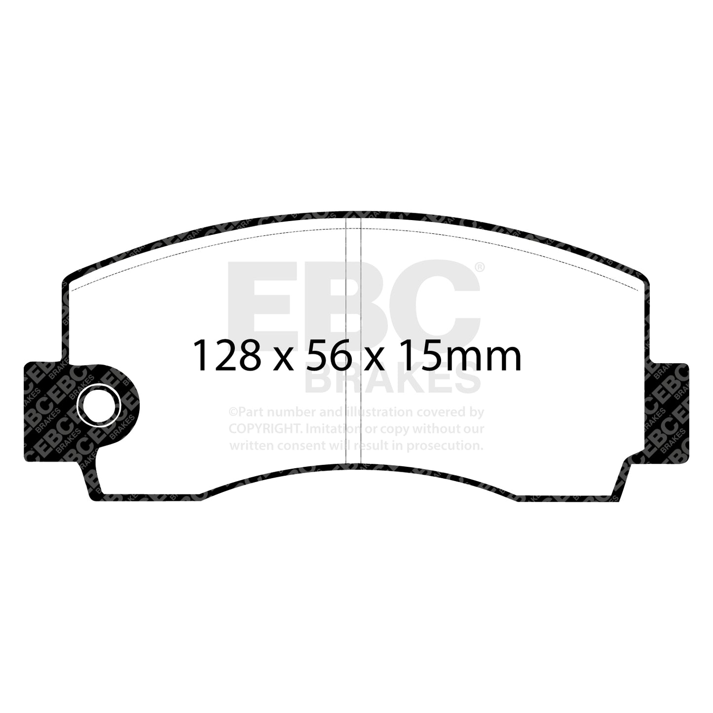 EBC Ultimax OE Replacement Brake Pad Set (DP320)