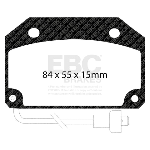 EBC Ultimax OE Replacement Brake Pad Set (DP332)