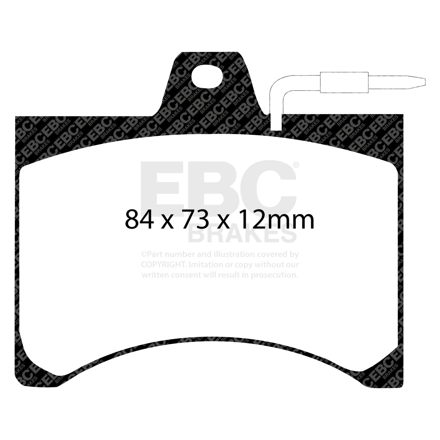 EBC Ultimax OE Replacement Brake Pad Set (DP349)