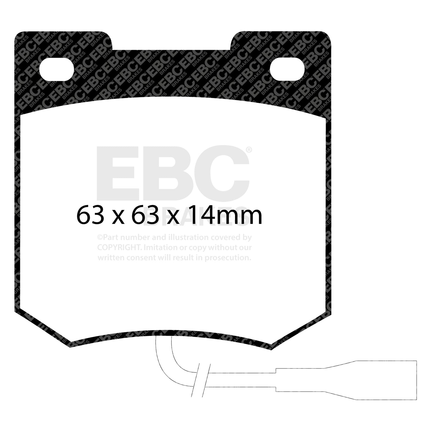 EBC Ultimax OE Replacement Brake Pad Set (DP353)