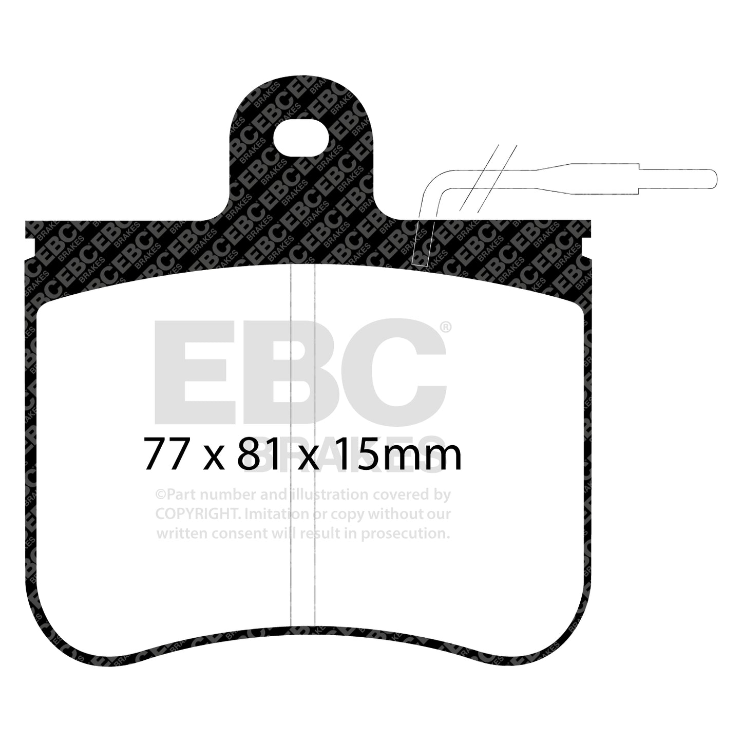 EBC Ultimax OE Replacement Brake Pad Set (DP406)