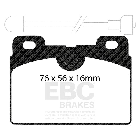 EBC Ultimax OE Replacement Brake Pad Set (DP428)