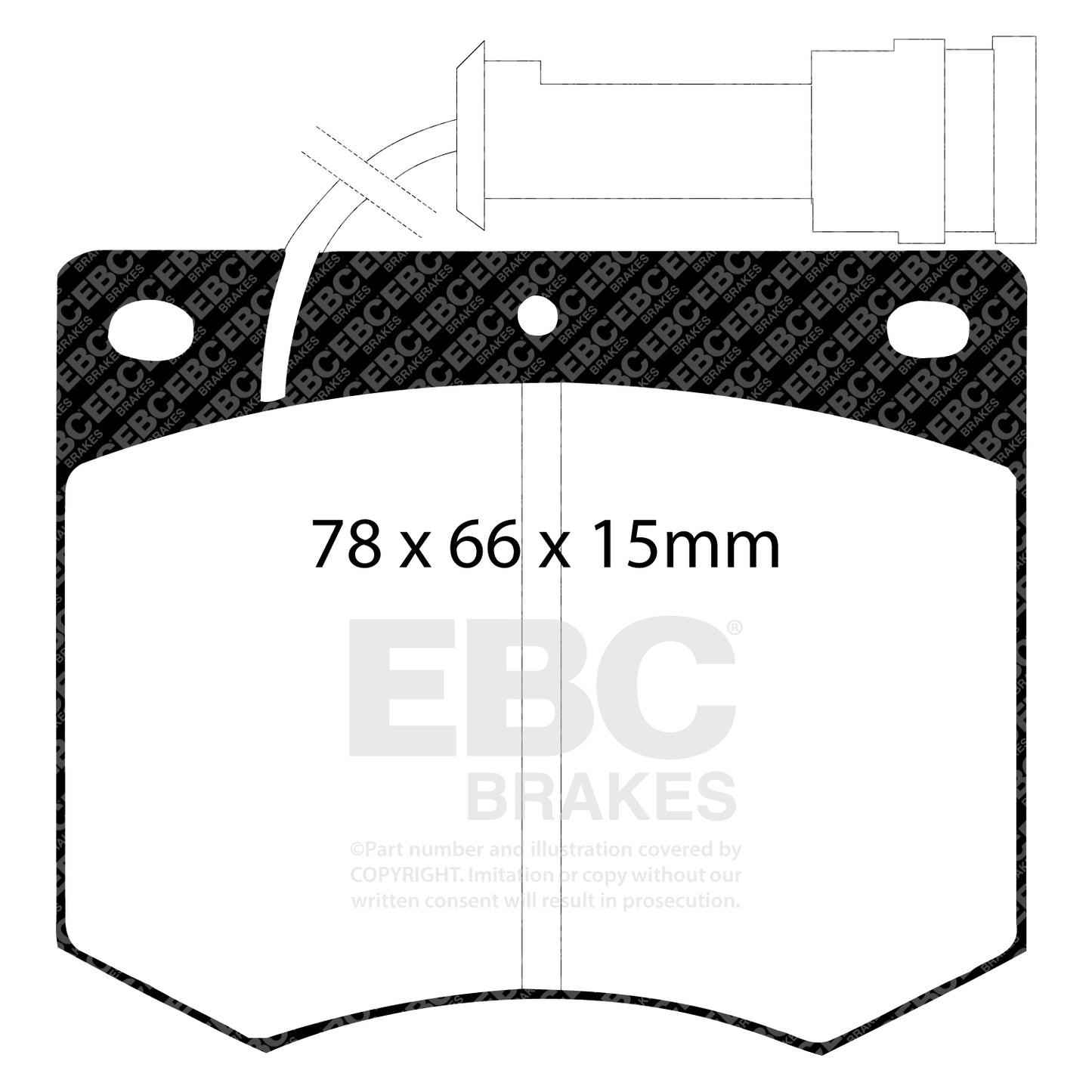 EBC Ultimax OE Replacement Brake Pad Set (DP436)